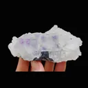 Natural Green Phantom Fluorite & Quartz, Mineral Specimen:Zhejiang,China (95*45*45MM) - image 5