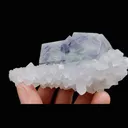 Natural Green Phantom Fluorite & Quartz, Mineral Specimen:Zhejiang,China (95*45*45MM) - image 3