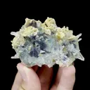 Natural Green Phantom Fluorite Siderite and Quartz Mineral Specimen,High Quality Specimen,INNER MONGOLIA,CHINA(72*47*30mm) - image 3