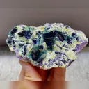 Natural Green Phantom Fluorite with Mica and Purple Fluorite Symbiosis from Inner Mongolia 100*55*25MM - image 1