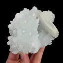 Natural Green Phantom Fluorite with Quartz and Calcite Mineral Specimen:Zhejiang,China (95*75*55MM) - image 3