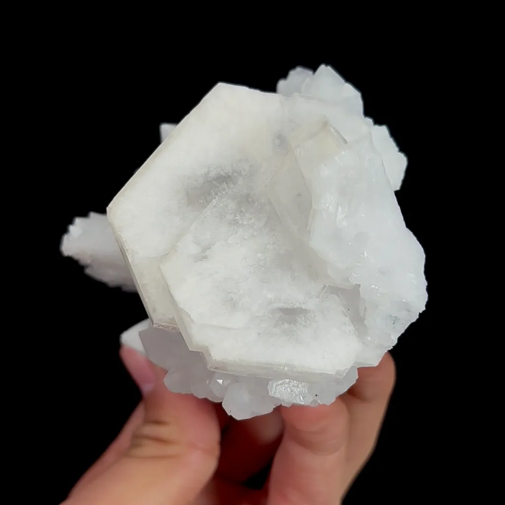 Natural Green Phantom Fluorite with Quartz and Calcite Mineral Specimen:Zhejiang,China (95*75*55MM) - image 4