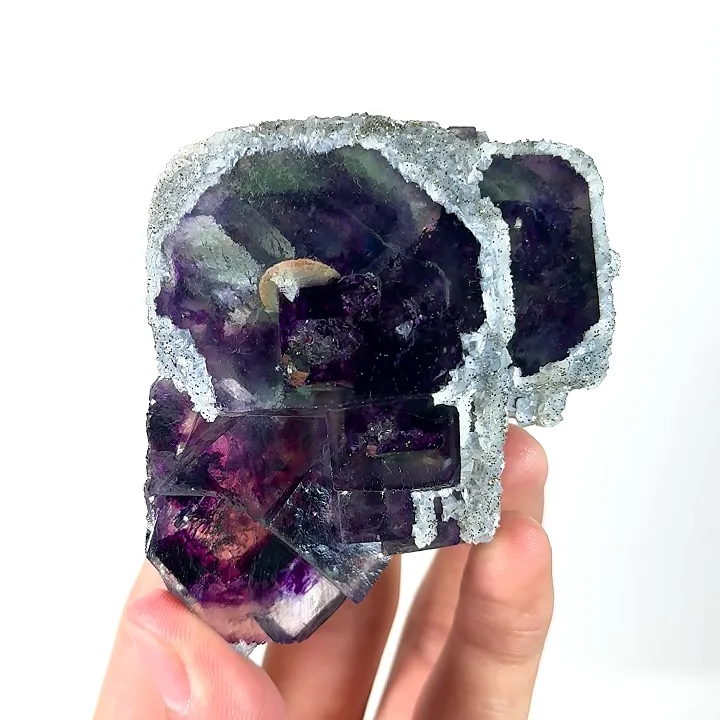 Natural Green Phantom Fluorite,Mineral Specimen:YINDU NEIMENG (65*70*30mm) - image 4