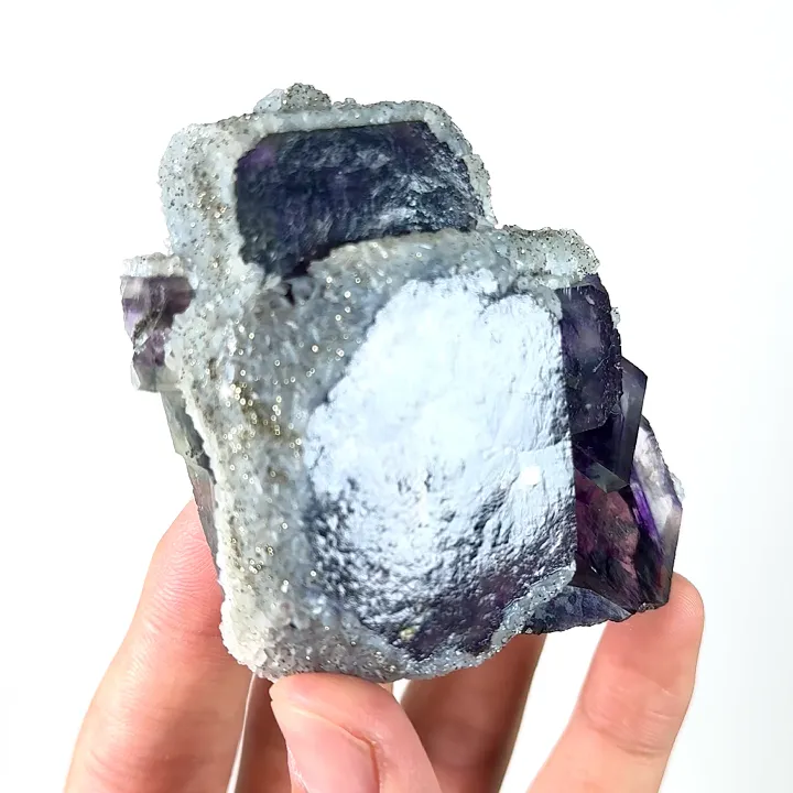 Natural Green Phantom Fluorite,Mineral Specimen:YINDU NEIMENG (65*70*30mm) - image 2