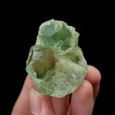 Natural Green Phantom Fluorite,Pyramid Mineral Specimen:FUJIAN (40*35*20mm) - image 3