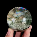 Natural Green Phantom Quartz Ball, Mineral Specimen:India (60mm diameter) - image 4