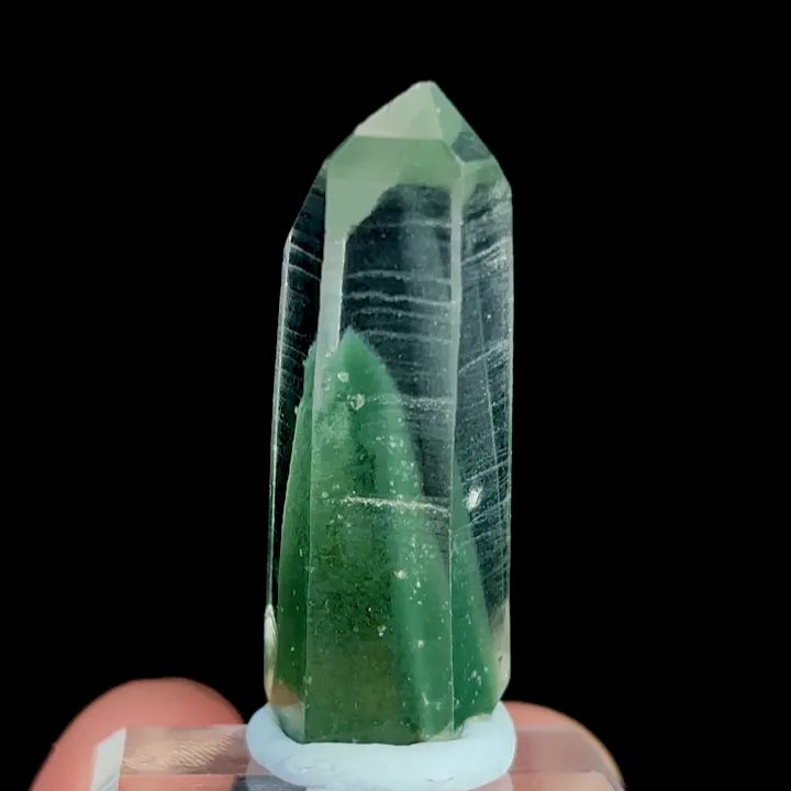 Natural Green Phantom Quartz, Mineral Specimen:Madagascar (10*10*35MM) - image 5