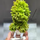 Natural  Green Plumbogummite comes from Guilin,Guangxi 50*25*70MM - image 2