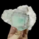 Natural Green Purple Edge Fluorite and Calcite Mineral Specimen,High Quality Specimen,YAO GANG XIAN,HUNAN,CHINA(125*73*77mm) - image 3