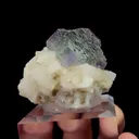 Natural Green Purple Fluorite and Calcite Mineral Specimen,High Quality Specimen,SHANGBAO,HUNAN,CHINA(50*47*31mm) - image 2