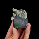 Natural Green Purple Fluorite, Mineral Specimen: Yaogangxian,Hunan (35*65*35MM) - image 2