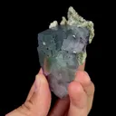 Natural Green Purple Fluorite, Mineral Specimen: Yaogangxian,Hunan (35*65*35MM) - image 3