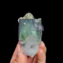 Natural Green Purple Fluorite, Mineral Specimen: Yaogangxian,Hunan (35*65*35MM) - image 1
