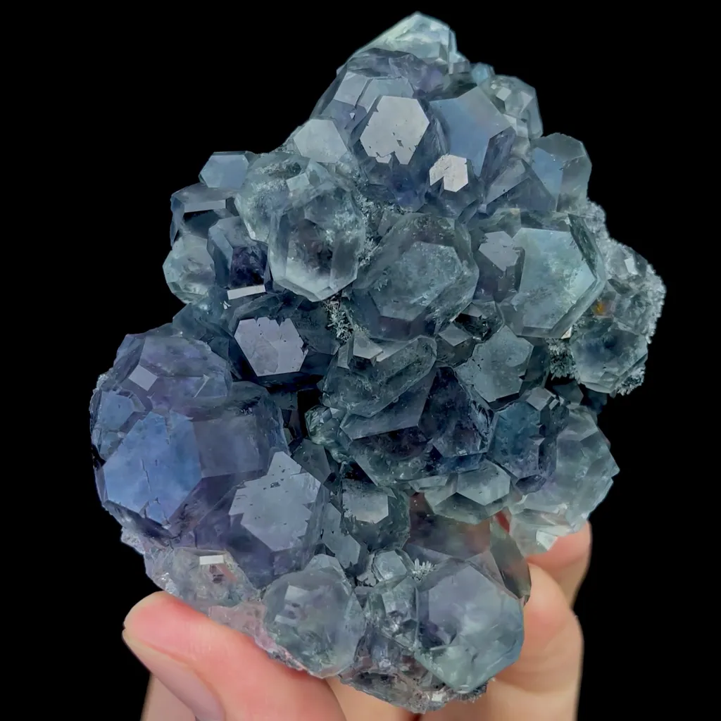Natural Green Purple Fluorite Mineral Specimen,High Quality Specimen,FUJIAN,CHINA(82*64*30mm) - image 4