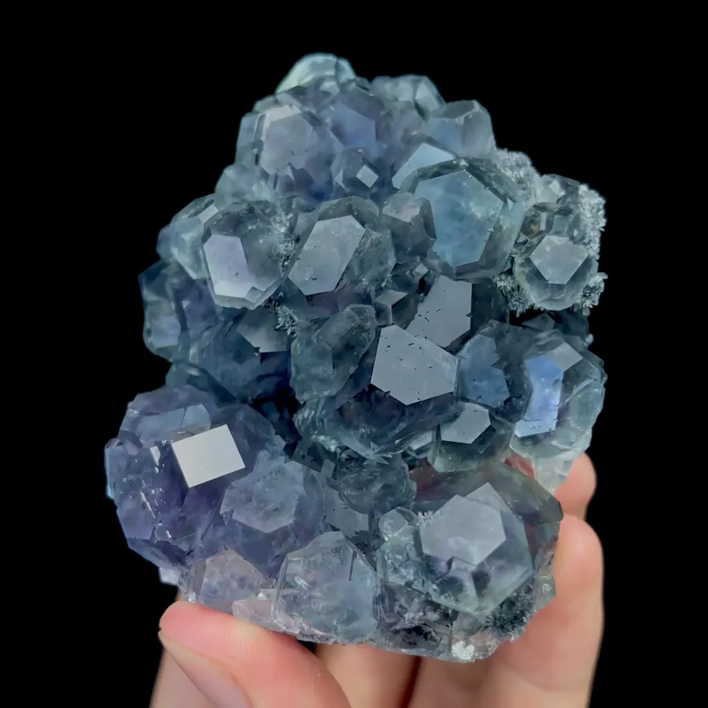 Natural Green Purple Fluorite Mineral Specimen,High Quality Specimen,FUJIAN,CHINA(82*64*30mm) - image 5