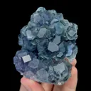 Natural Green Purple Fluorite Mineral Specimen,High Quality Specimen,FUJIAN,CHINA(82*64*30mm) - image 5