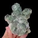 Natural Green Purple Fluorite Mineral Specimen,High Quality Specimen,HUANGGANG LIANG,INNER MONGOLIA,CHINA(94*96*54mm) - image 2