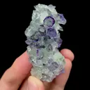 Natural Green Purple Fluorite Mineral Specimen,High Quality Specimen,QUANZHOU,FUJIAN,CHINA(64*31*26mm) - image 3