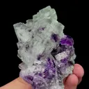 Natural Green Purple Fluorite Mineral Specimen,High Quality Specimen,XIANGHUALING,HUNAN,CHINA(108*76*52mm) - image 2