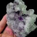 Natural Green Purple Fluorite Mineral Specimen,High Quality Specimen,XIANGHUALING,HUNAN,CHINA(108*76*52mm) - image 3