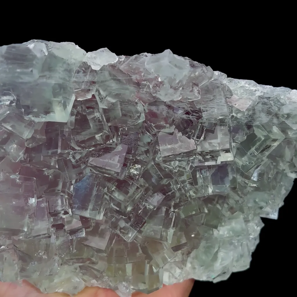 Natural Green Purple Fluorite Mineral Specimen,High Quality Specimen,ZHEJIANG,CHINA(143*107*50mm) - image 5