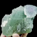 Natural Green Purple Octahedral Fluorite Mineral Specimen,High Quality Specimen,ZHEJIANG,CHINA(110*79*50mm) - image 3