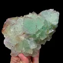 Natural Green Purple Pattern Fluorite, Mineral Specimen: Guizhou,China (130*105*55MM) - image 2