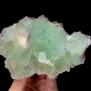 Natural Green Purple Pattern Fluorite, Mineral Specimen: Guizhou,China (130*105*55MM) - image 4