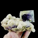 Natural Green Purple Phantom Fluorite and Calcite Mineral Specimen,High Quality Specimen,YINDU,INNER MONGOLIA,CHINA(99*66*43mm) - image 4
