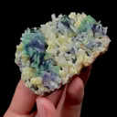 Natural Green Purple Phantom Fluorite and Crystal Mineral Specimen,High Quality Specimen,YINDU,INNER MONGOLIA,CHINA(74*57*33mm) - image 4