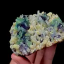 Natural Green Purple Phantom Fluorite and Crystal Mineral Specimen,High Quality Specimen,YINDU,INNER MONGOLIA,CHINA(74*57*33mm) - image 5