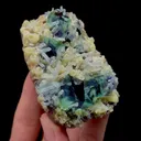 Natural Green Purple Phantom Fluorite and Crystal Mineral Specimen,High Quality Specimen,YINDU,INNER MONGOLIA,CHINA(74*57*33mm) - image 3