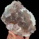 Natural Green Purple Phantom Fluorite and Quartz, Mineral Specimen:Zhejiang,China (125*105*50MM) - image 3