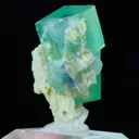 Natural Green Purple Phantom Fluorite  comes from Yindu,Neimenggu 20*15*30MM - image 4