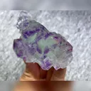 Natural Green Purple Phantom Fluorite comes from Zhejiang,China 80*55*45MM - image 3