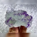 Natural Green Purple Phantom Fluorite comes from Zhejiang,China 80*55*45MM - image 4