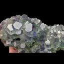 Natural Green Purple Phantom Fluorite, Mineral Specimen:Fujian,China (210*105*95MM) - image 4