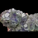 Natural Green Purple Phantom Fluorite, Mineral Specimen:Fujian,China (210*105*95MM) - image 3