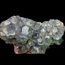 Natural Green Purple Phantom Fluorite, Mineral Specimen:Fujian,China (210*105*95MM) - image 5