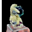 Natural Green Purple Phantom Fluorite Mineral Specimen,High Quality Specimen,YINDU,INNER MONGOLIA,CHINA(26*23*37mm) - image 3