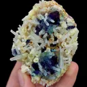 Natural Green Purple Phantom Fluorite Mineral Specimen,High Quality Specimen,YINDU,INNER MONGOLIA,CHINA(71*55*25mm) - image 4