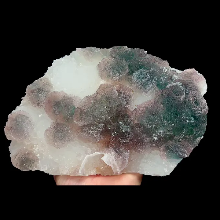 Natural Green Purple Phantom Fluorite, Mineral Specimen:Zhejiang,China (240*160*50MM) - image 5