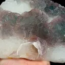 Natural Green Purple Phantom Fluorite, Mineral Specimen:Zhejiang,China (240*160*50MM) - image 3
