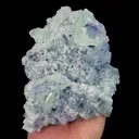 Natural Green Purple Stepped Fluorite Mineral Specimen,High Quality Specimen,ZHEJIANG,CHINA(170*127*80mm) - image 3