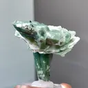 Natural Green Quartz and Flaky Calcite Coexist comes from Neimenggu 35*30*30MM - image 3