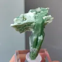 Natural Green Quartz and Flaky Calcite Coexist comes from Neimenggu 35*30*30MM - image 4