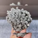 Natural Green Quartz Cluster and Calcite Symbiosis  comes from Shizhuyuan,Hunan 115*75*45MM - image 2