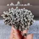Natural Green Quartz Cluster and Calcite Symbiosis  comes from Shizhuyuan,Hunan 115*75*45MM - image 1