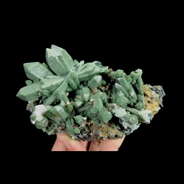 Natural Green Quartz Cluster, Mineral Specimen: Inner Mongolia,China (140*70*85MM) - image 6