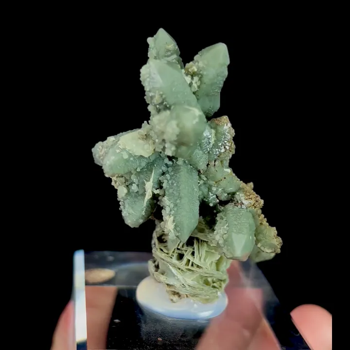 Natural Green Quartz Cluster, Mineral Specimen: Inner Mongolia,China (45*40*50MM) - image 3
